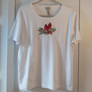 Classic Elements Embellished Women's Tee NWT